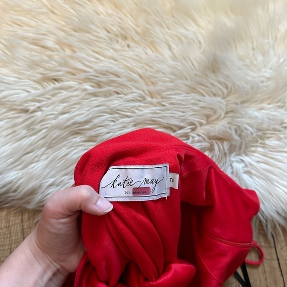 KATIE MAY Damn Gina Dress In Red - Picture 7 of 7